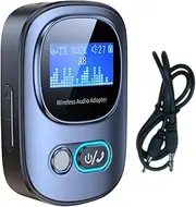 Wireless Transmitter Receiver - 2 in 1 Wireless Audio Transmitter/Receiver - Wireless Audio Transmitter for Wireless Headphones, Auto, Home Audio System, Portable Speaker