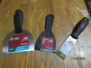 3 Piece Lot Joint Knife, Disposable Putty Knife, Stiff Putty Knife All 3 New