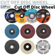 10Pcs 75mm 3'' Cutting Disc Flap Grinding Wheels Abrasive For Angle Grinder Tool