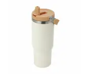 840ml Cream Tumbler with Top Handle - Anko