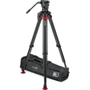 New Sachtler aktiv10 flowtech 100mm Head & Tripod System MFR #S2072S-FT