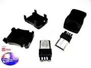 From OZ Quality 2PC USB Micro B Male Plug 5 Pin Solder Type Connector +FREEPOST!