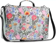Shulaner 500 Slots Colored Pencil Case Organizer with Zipper Large Capacity Flower Pen Holder Bag for Painter or Artist (Green, Small Slots)