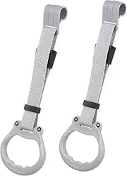 INOOMP 2 Pcs Adjustable Pull Rings Soft Cot Hanging Rings for Stand Up Practice Non Slip Grip Bed Accessories Versatile Playpen Supplies