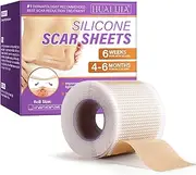 Silicone Scar Sheets, Silicone Scar Tape (1.6”x 60” Roll-1.5M), Medical Grade Scar Tape for Surgical Scars, Reusable Silicone Tape for Surgical, C-Section, Tummy Tuck, Keloid Scars