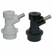 Ball Lock Keg Disconnect PAIR - Barb - Homebrew Cornelius Corny Kegerator Beer