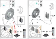 MINI COUNTRYMAN R60 Front Brake Pads Set 2444444 34112444444 NEW GENUINE