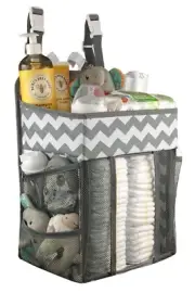 Babywards Hanging Diaper Caddy Nursery Organizer Crib, Wall, Changing Table
