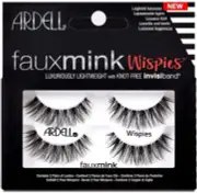 Ardell Faux Mink Wispies False Lashes, Black (Pack of 2)