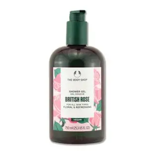 【THE BODY SHOP 美體小舖】英皇玫瑰嫩膚沐浴膠750ml