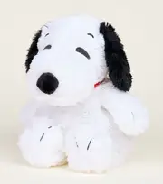Warmies White Snoopy Puppy Dog Plush Heat & Cool Pack Microwavable Soft Toy