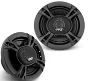 Pyle 3-Way Universal Car Stereo Speakers 150W 6.5in Triaxial Loud Pro Audio