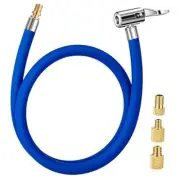 31" Tire Inflator Hose Adapter with Converting Nuts, Lock On Air Chuck with