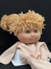 Vintage 1984 Cabbage Patch Kids Doll Head Blue Blinking Eyes Crafts DIY Rare