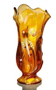 Fenton Yellow Vase