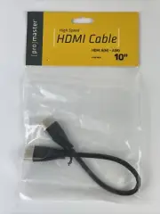 ProMaster #4954 High Speed HDMI Cable HDMI A(Male) - A(Male) 10 Inches New