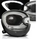 BLACK XENON LED DRL HEADLIGHTS FOR THE MINI R60 COUNTRYMAN 6/2010-2/2014 D1S