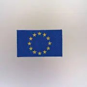 European Union Flag Patch — Iron On Badge Embroidered Motif — EU World Europe
