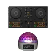 AlphaTheta DDJ-FLX2 DJ Controller w/ Blizzard Snowball Effect Light