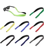 KINBOM 8pcs Floating Sunglasses Straps, Neoprene Glasses Straps Floating