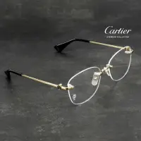 在飛比找蝦皮商城優惠-Cartier CT0414O 卡地亞品牌眼鏡｜時尚大臉超輕