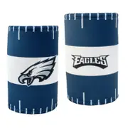 2PK NFL Philadelphia Eagles 11.5cm Stubby Can/Bottle Beverage Holder