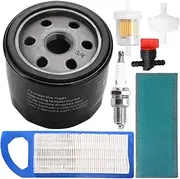 laffoonparts 97153 Air Filter Tune-up Kit Replacement for Brigs-Straton 698083 795115 14-17.5HP Engine Lawn Mower John Deere GY20573 LA115 LA105 LA110 LA100 L100 L105 L107 L108 Lawn Mower