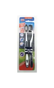 Geelong Cats AFL Toothbrush 2 Pack