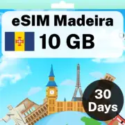 eSIM Madeira - 10 GB - 30 Days - Travel eSIM | QR code activation