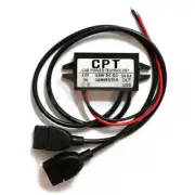 Power supply 12V to 5V/3AUSB car power converter adapter power converterLOVE