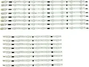 LVNVNZBZDA LED Backlight Strip Fit for Samsung CY-HF460BGLV1V BN95-00891A UA46F5080AR 2013SVS46F UA46F5500AJ UA46F6100AJ UA46F6420AJ
