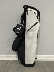 TaylorMade 2024 FlexTech Custom Ivory Dark Navy Stand Golf Bag NEW