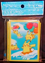 Pokemon Center Japan TCG Pikachu Surfing Card Sleeves