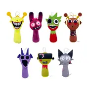 Catzon 7Pcs Game Plush Toys Soft Stuffed Animal Pillow Figure Doll Birthday Gifts for Adult Kids