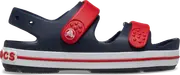 Crocs Toddler Crocband™ Cruiser Sandal; Navy / Varsity Red, C10