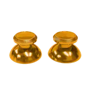 Pair of PS5 3D Rocker Metal Aluminum Caps Dual Sense Controller Gold