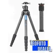Leofoto Carbon Fiber Tripod LS-255C+LH-30 with Ball Head&Separate Center Column