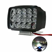 Shanghai Yiting Trading Co Ltd Motorcycle Headlight Spot Light 15 LED 1000LM Motos ATV UTV Scooter Lighting Black