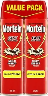 Mortein Fast Knockdown Multi Insect Killer Surface Spray 300 g (Pack of 2)