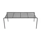 Pantry Storage Shelf Metal Black Kitchen Organizer Rack Spice Jar Can Holder.