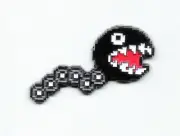 Super Mario Bros. Video Game Chain Chomp Monster Metal Enamel Pin NEW UNUSED