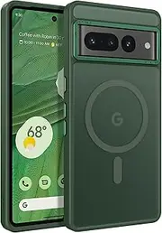 [YINLAI] for Google Pixel 7 Pro Case Compatible with MagSafe, Mobile Phone Case Google Pixel 7 Pro Magnetic Cover Case Translucent Matt Shockproof Scratch-Resistant Protective Case for Google Pixel 7