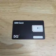Verizon 5G SIM Card 3 in 1 Standard / Micro/ Nano Sizes Select Your Plan