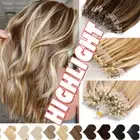 THICK 200PCS Micro Loop Ring 100% Real Remy Human Hair Extensions Tips Bead 0.5g