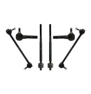 6 Pc Suspension Tie Rods + Sway Bars Set for Dodge Caliber Jeep Compass Patriot (for: Jeep)