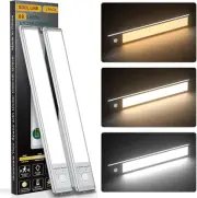 Under Cabinet Lights,88 LED Operated Motion Sensor Light Indoor,2200Mah USB Rech