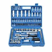 108pcs Socket Ratchet Wrench Set Spanner External Torx Screwdriver Bit 1/2" 1/4"