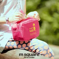 在飛比找PChome24h購物優惠-M Square kids 手提護理包-螢光粉