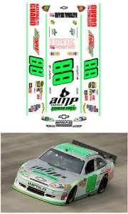 #88 AMP Sugerfree 2011 decal AFX Tyco Lifelike Autoworld 1/64 scale