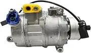 GHFA 7SEU17C AC Compressor Compatible with Audi A6 4F2 C6 4F5 4FH & S6 5.2 RS6 5.0 4.2 FSI, Auto A/C Air Conditioning Pump Replacement Fits 4F0260805AD 4E0260805Q - Direct Fit OE Part